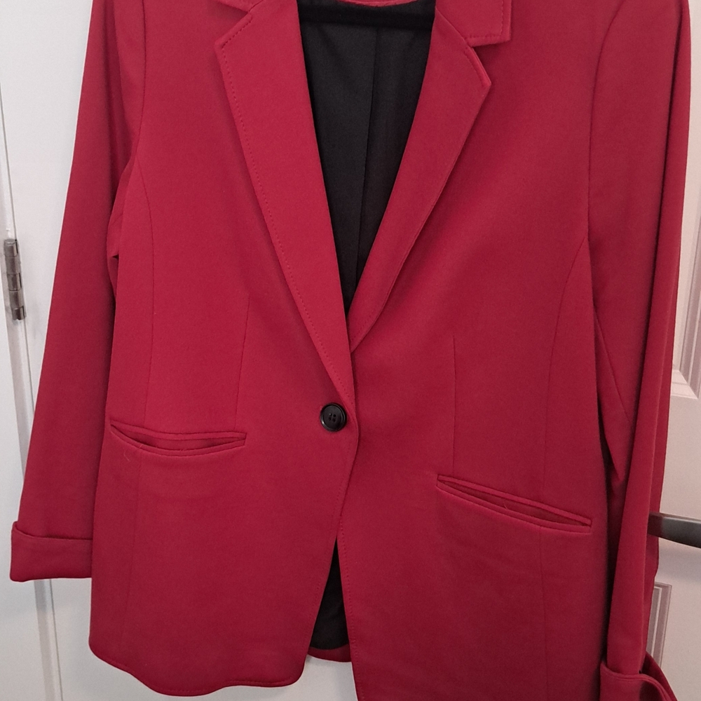 Aura Classic Red Blazer